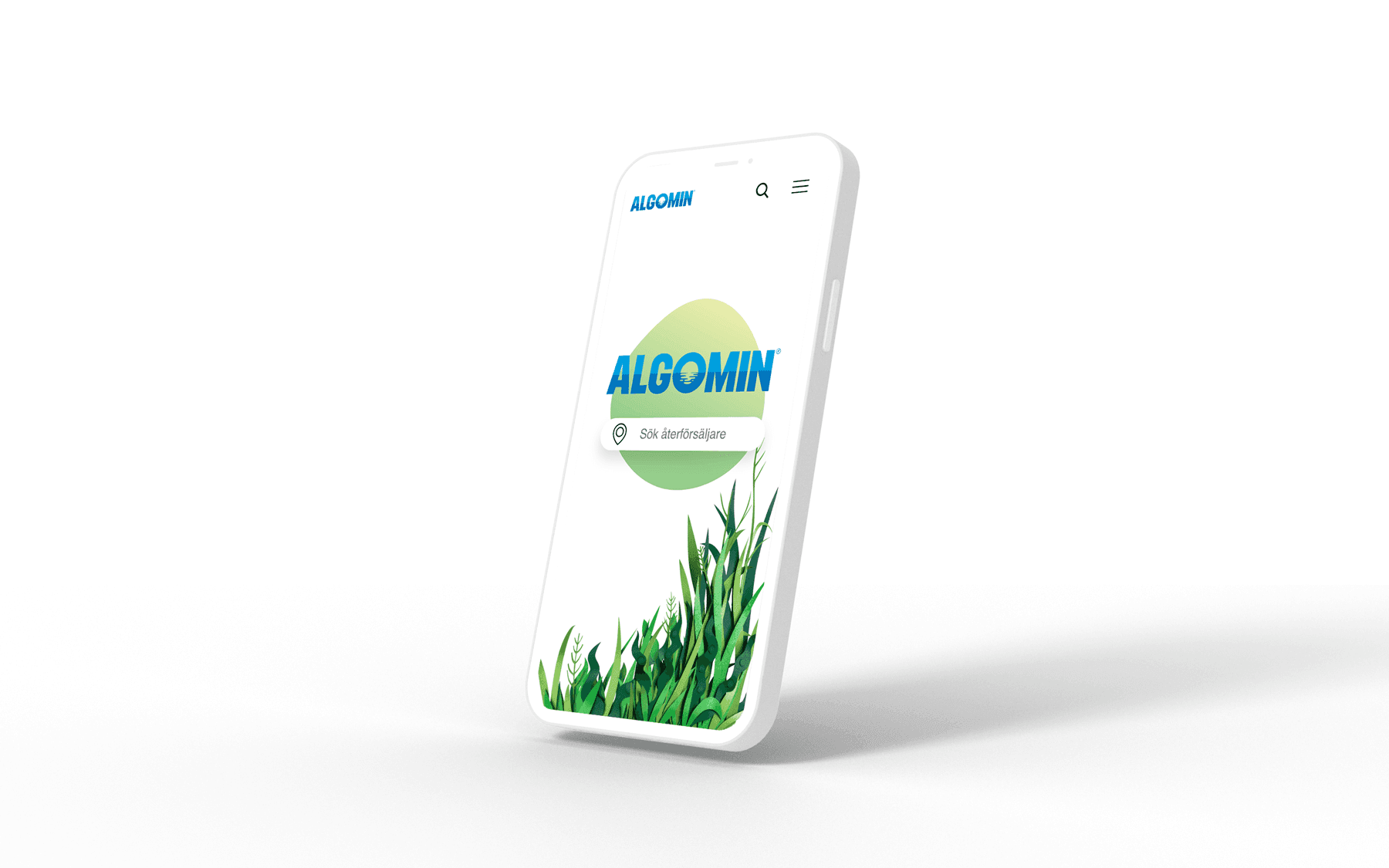 Algomin landing page